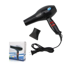 Черный/красный 1 комплект профессиональный фен для волос 1600 Вт фен для волос Bow тепло и холодный ветер