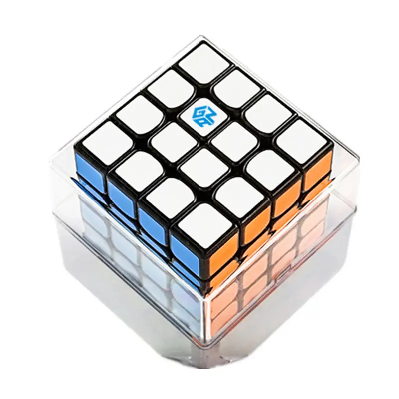 Ган 460 м Магнитный куб 4x4 Magic Cube 4x4x4 Ган 460 скорость Cubo Magico 4*4 Professional кубик рубика головоломка игрушка черный и прозрачный пазл