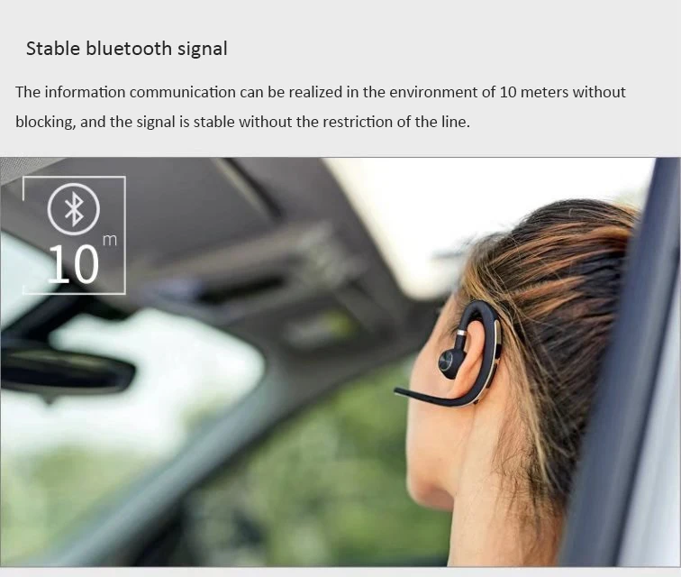 GiGiboom беспроводная Bluetooth гарнитура бизнес Hands free шумоподавление наушники с микрофоном стерео для телефона