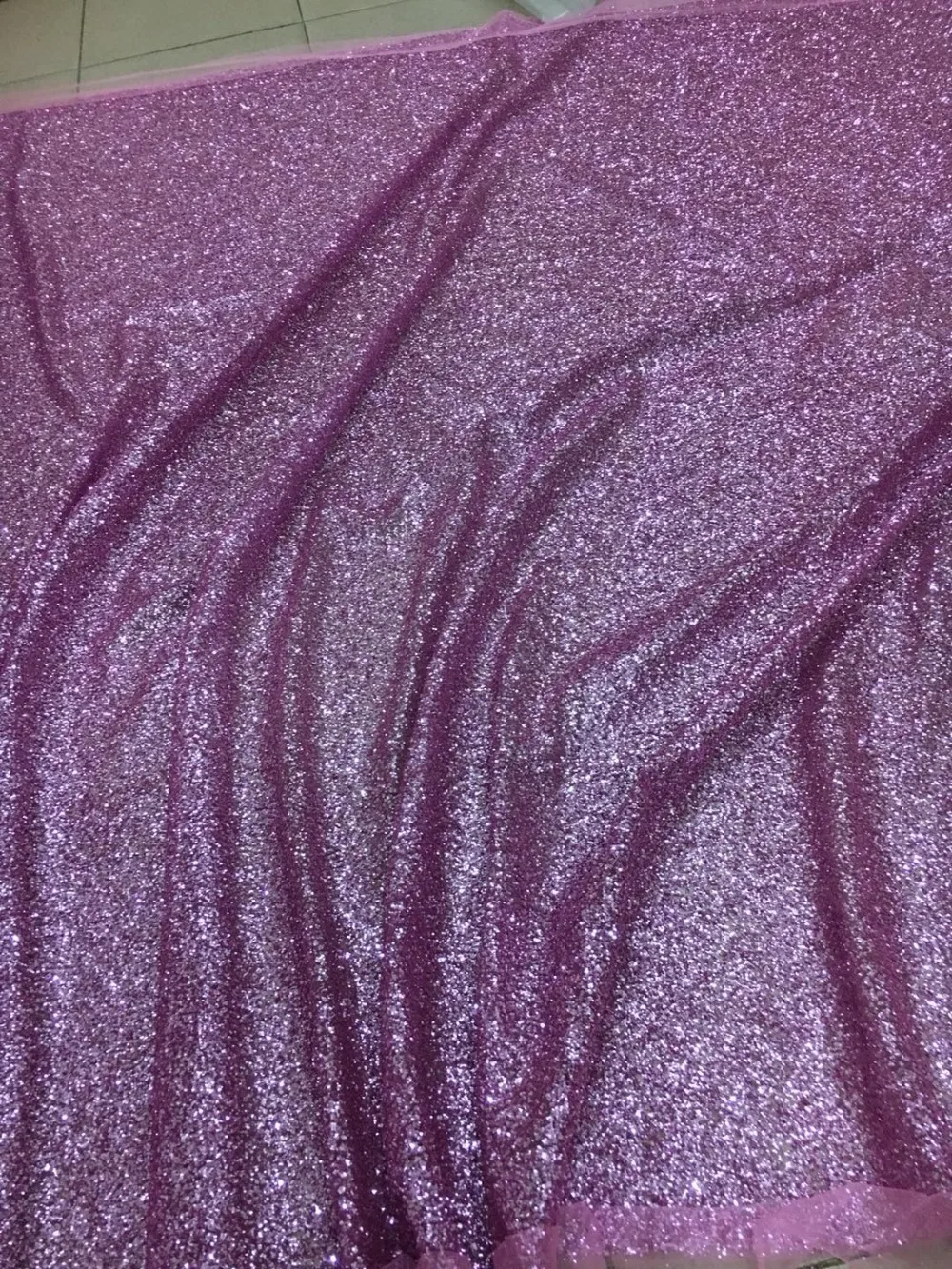 2017 new pink Colour all glitter pattern hand print glitter sparkle