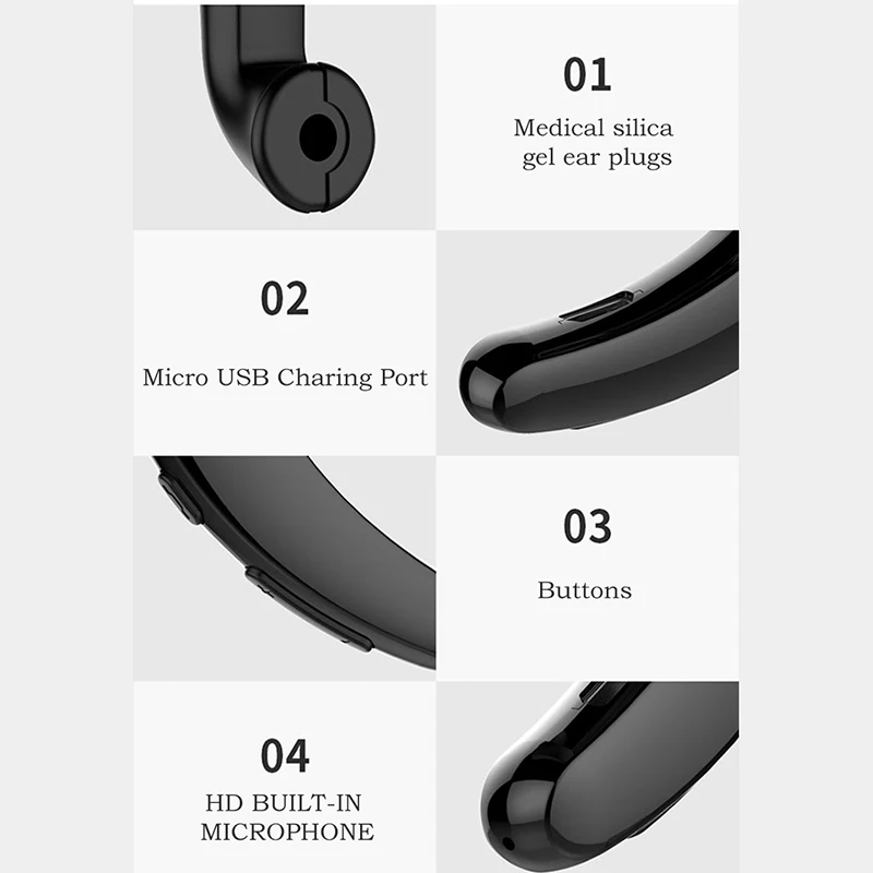 Ceny F700 przewodnictwa kostnego słuchawki Bluetooth zestaw głośnomówiący słuchawki douszne bezprzewodowy zestaw słuchawkowy z mikrofonem