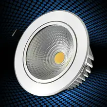 15 Вт COB светодиодный светильник с регулируемой яркостью теплый белый холодный белый чистый белый утопленный Светодиодный точечный светильник AC85V-265V
