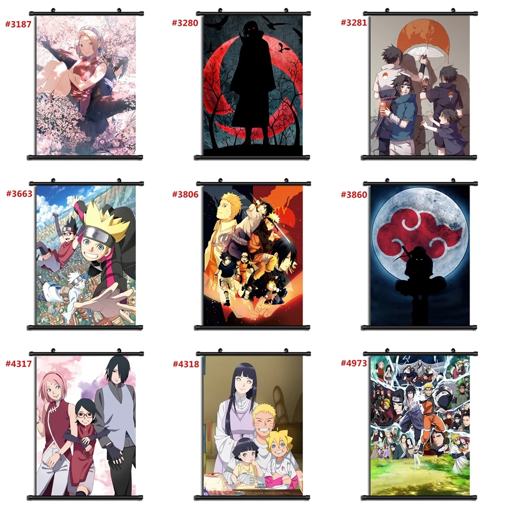 

Naruto Anime manga wall Poster Scroll D