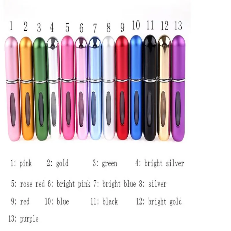 

13 ColorS 5ML Refillable Portable Travel Mini Refillable Conveniet Empty Atomizer Perfume Bottles Cosmetic 1