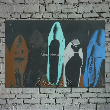 

Andy Warhol Diamond Dust Shoes II Painting Home Decor Home Decoration Oil painting Wall Pictures for living room Wall art paint