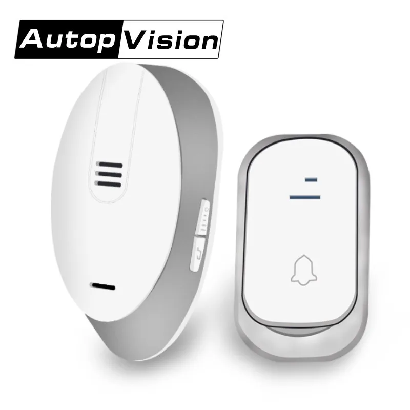 Wireless smart doorbell 2 Outdoor Transmitters + 1 Indoor Receiver Waterproof music Doorbells 100m Range Office Home door bell Wireless smart doorbell 2 Outdoor Transmitters + 1 Indoor Receiver Waterproof music Doorbells 100m Range Office Home door bell
