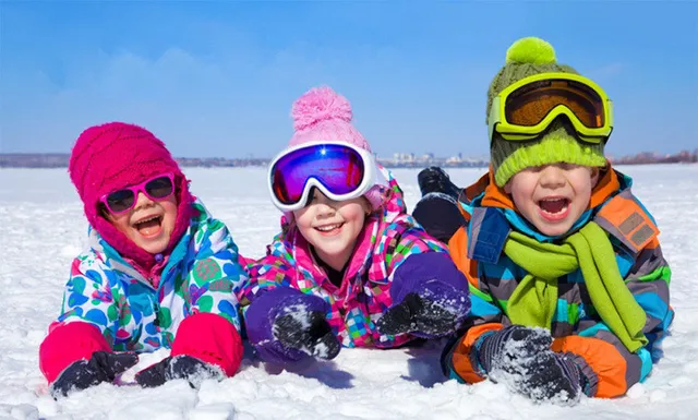 WILD SNOW Warm Kids Ski Suit Boys Girls Ski Jacket Pants
