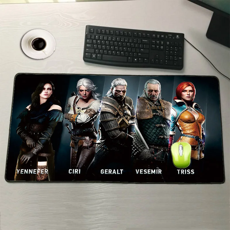 

Mairuige Witcher 3 Gaming Large Mouse Pad Locking Edge Mousepad Mat for Dota2 CS Mouse Mice Pad for Game Player Free Shipping
