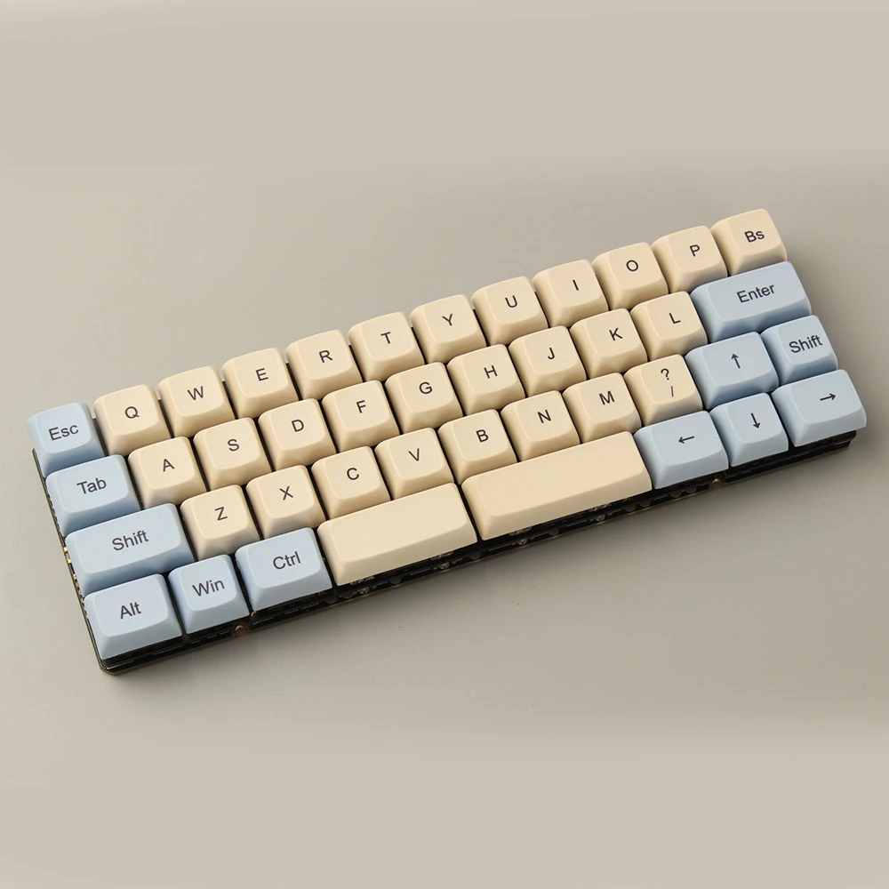 Ymdk 40 personalizado xda dye sub tiramisu keycap set para ymd40 amj40