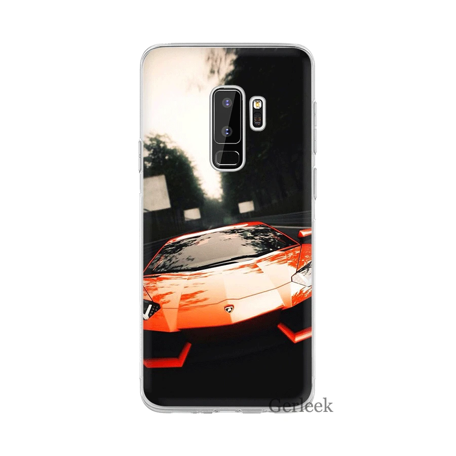 Спортивный чехол для телефона Lamborghini Samsung Galaxy A10 A20 A30 A40 A50 A60 A70 A3 A5 A6 A8 A7 A9 Plus