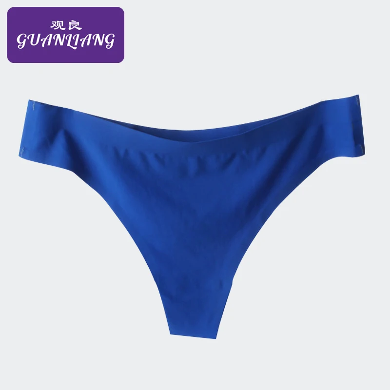 Summer Fashion Sexy Seamless Women G String Lady's Iec Skil Satin Briefs Panties for Women's Low rise Solid Underwear