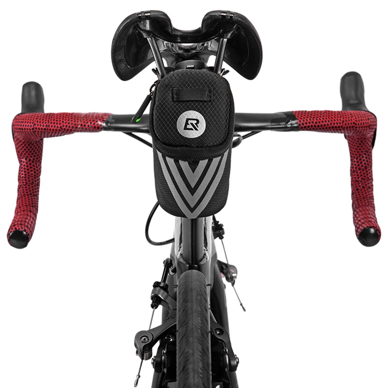 ROCKBROS الدراجة البسيطة الذيل حقيبة الدراجات المحمولة النايلون الخلفية جيب MTB دراجة صغيرة عاكسة مقعد دراجة هوائية حزمة الدراجة اكسسوارات