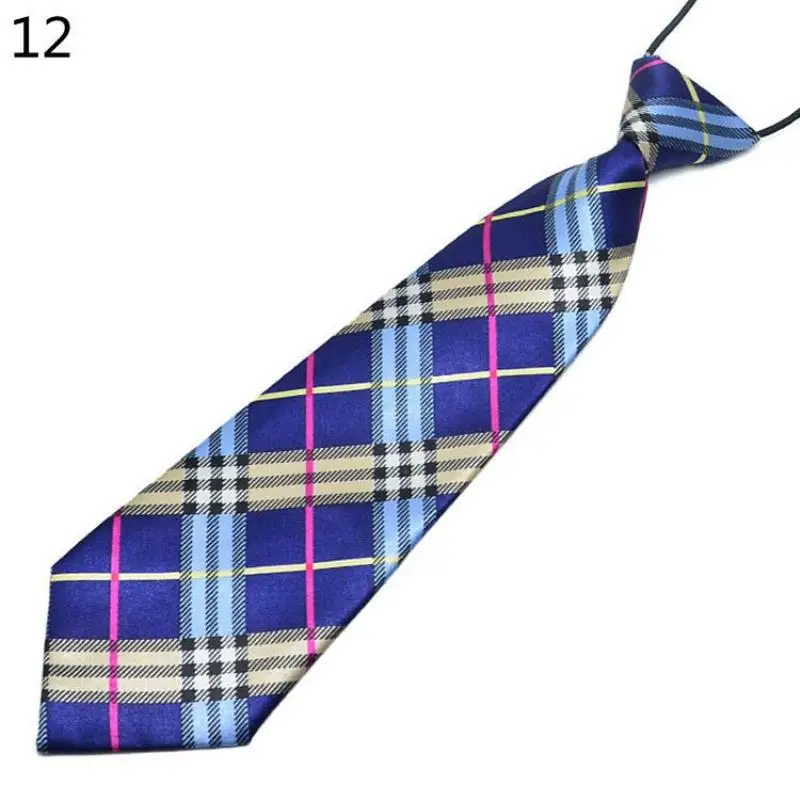 Fashion Boys Girls Kindergarten School Uniforms Children's Ties Striped Plaid Necktie