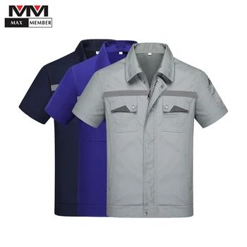 

Constructure Work Clothes Wholesale Uniform Repairman Cool Ropa Mecanico Mechanics Safety Overalls Anti-static Reflective Strip