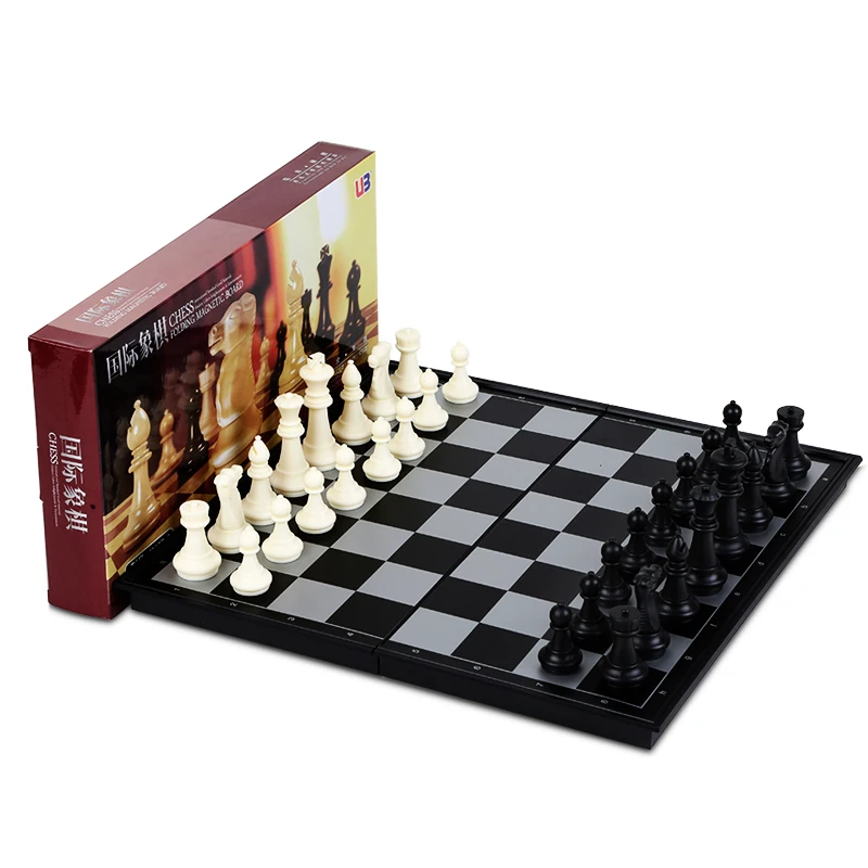 Набор Магнитных шахматных предметов в стиле Staunton коллекция Chessmen Портативная