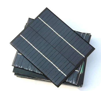 

Epoxy Solar Cell Module 2W 18V Polycrystalline Solar Panel For 12V Battery Charger DIY System Education 136*110MM