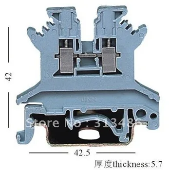 

UK wire connecting terminal block, Connector ,UK-1.5N Copper