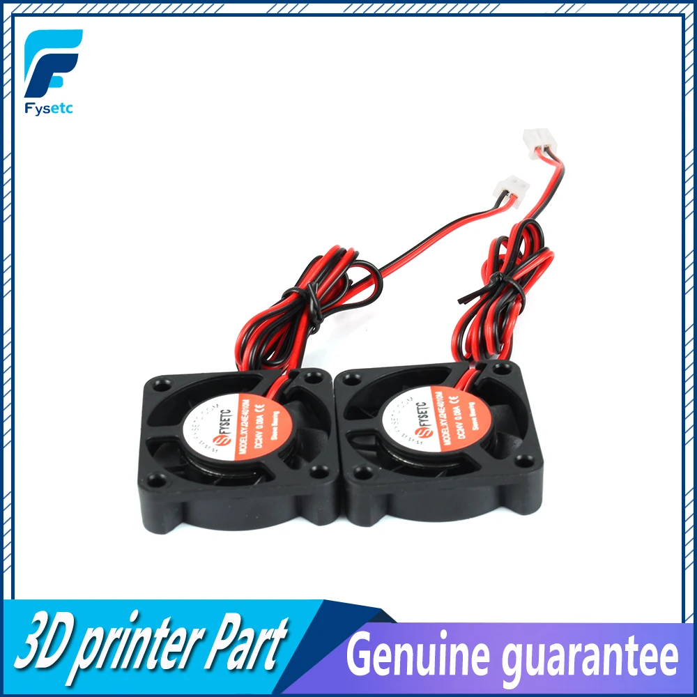 

3pcs DC 24V 4010 Cooling Fan 40x40x10mm 0.08A Hydraulic Bearing Radiator Sleeve Super Silent For Creality Ender-3 MGN Cube