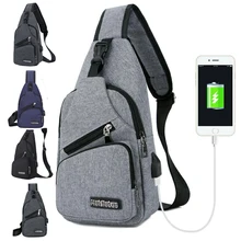 Мужские сумки через плечо зарядка через usb сумки через плечо мужские противоугонные нагрудные сумки школьные летние дорожные сумки Курьерская сумка Новинка