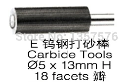 E карбида 18 граней 24 шт. RPM> 40000r/min, золото серебро гравюра по металлу бурения полировки ротари бур инструмент ювелирные изделия