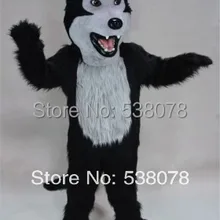 Дикий Animas тема карнавал костюм талисмана Черный волк маскарадный Mascot-костюм кунг-фу панды карнавальный Косплей костюмы SW887