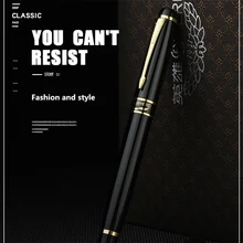 Hero 1501 Golden Eagle Fountain Pen Standard F nib Black bag packing high-grade gift pen