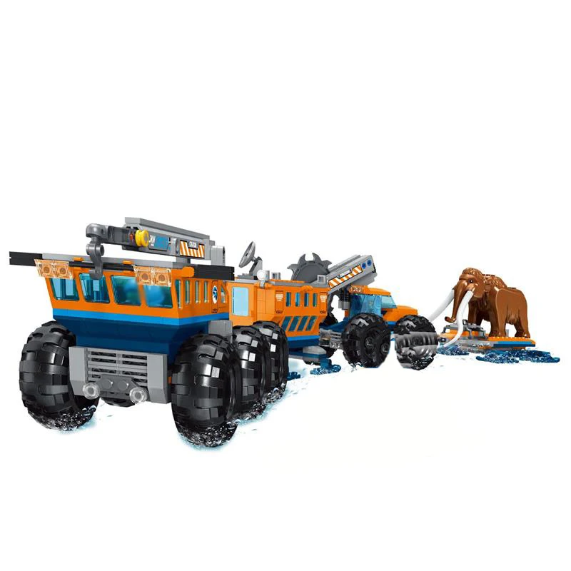 Najtaniej Nowe miasto Arctic Exploration kompatybilny Legoing Arctic City 60195 Model klocki budowlane zabawki dla dzieci prezenty świąteczne 28020