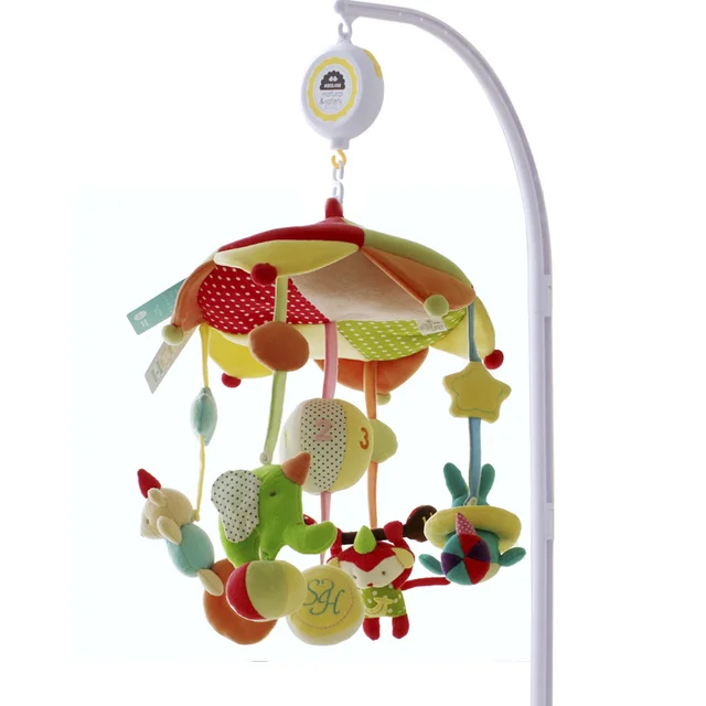 SHILOH Improved Deluxe Baby Plush Crib Mobile Crib toy Newborn Infant