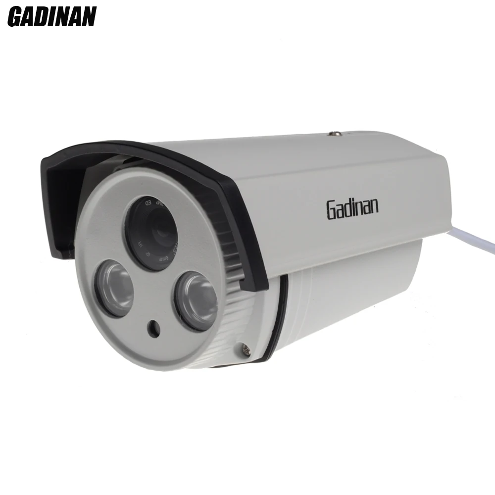 1080P H.264 CCTV Network Wired 2 Array IR Night Vision Outdoor Waterproof HD 2mp RJ45 IP Camera(Hi3516C) support ONVIF2.2