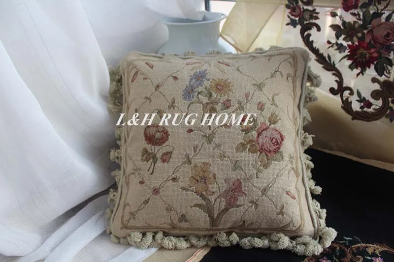 1" x 18" ручной работы кружево подушка ручной работы розы подушку без вставки