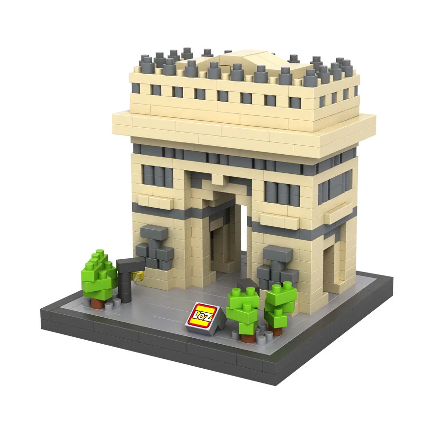 

LOZ Blocks Architecture Model Build Kits Mini Blocks Diy Building Toys World Famous Architectures Villa Blocks Arc de Triomphe