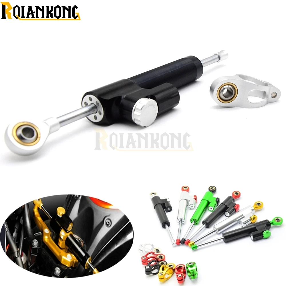 Buy MT07 MT09 FZ MT 09 moto CNC Damper Steering