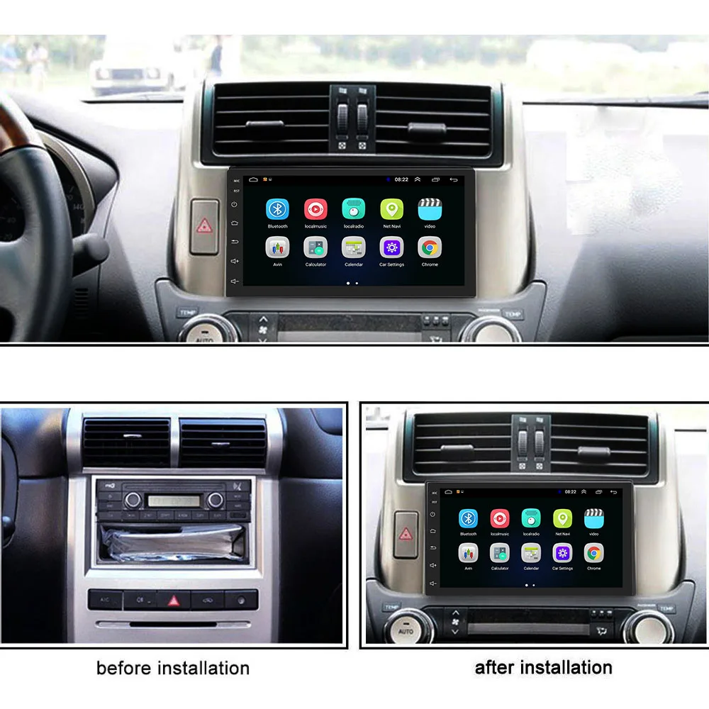 Podofo Car Multimedia Player Andriod GPS Navigation 2DIN HD Autoradio WiFi USB FM 2 Din 7\ Podofo Car Multimedia Player Andriod GPS Navigation 2DIN HD Autoradio WiFi USB FM 2 Din 7\