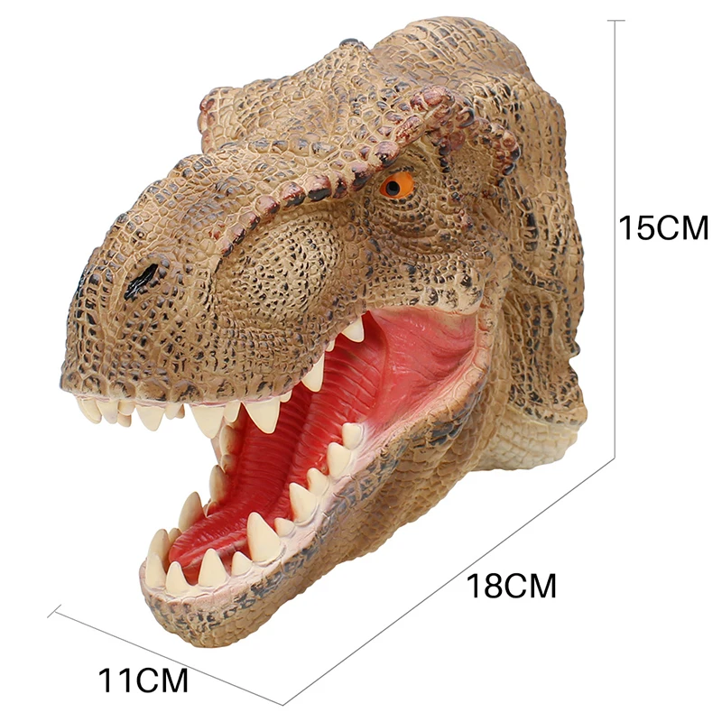 Велоцираптор Динозавр ручная кукла для рассказов нетоксичный резиновый реалистичный динозавр игрушка для коллекции Мир Юрского периода модель динозавра