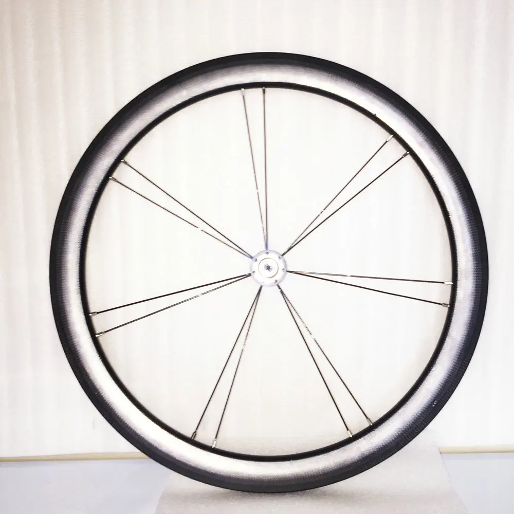 Discount SEMA 20inch 451 carbon wheels foldable bike American classis front14 /rear16 star lacing 11speed light weight 74 130 wheels 3