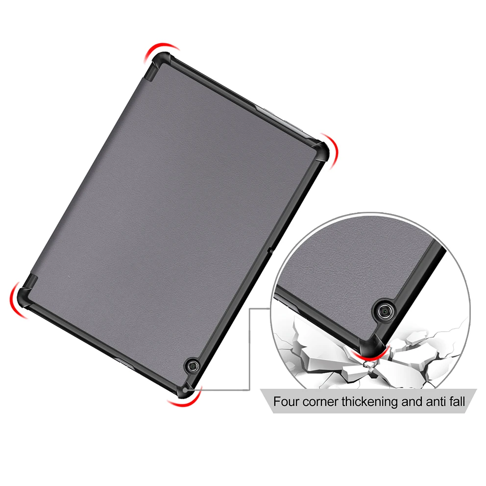 Тонкий чехол из искусственной кожи для Huawei MediaPad T5 10 AGS2 W09/L09/L03/W19 1 &quotПодставка