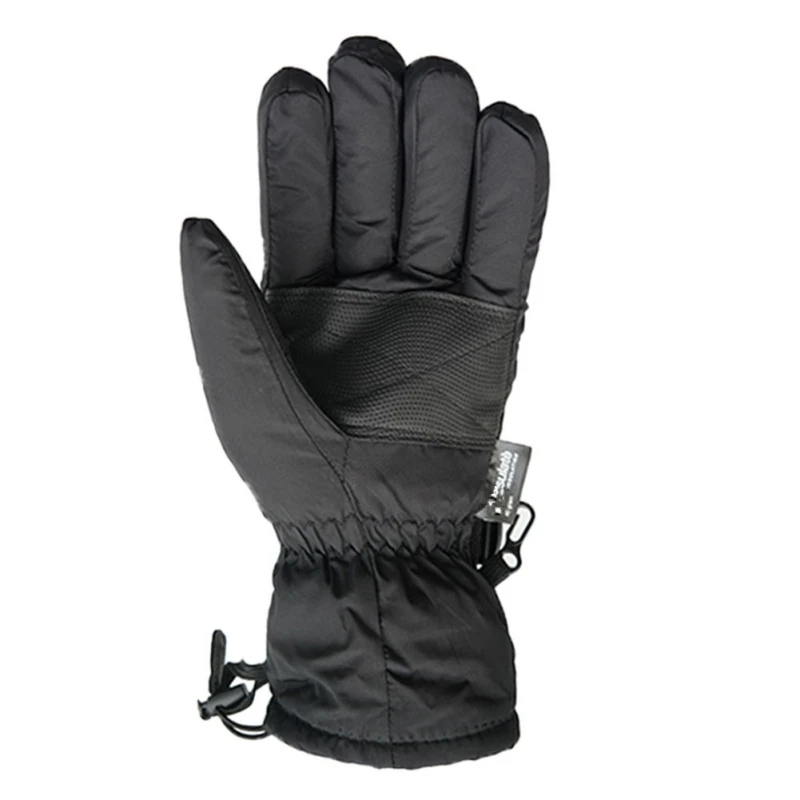 

2018 Unisex Outdoor Ski Gloves Cold Wind Non-Slip Black Ski Gloves K5