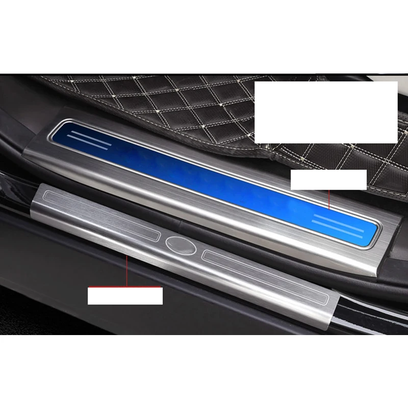 lsrtw2017 stainless steel car door threshold sill protective panel for