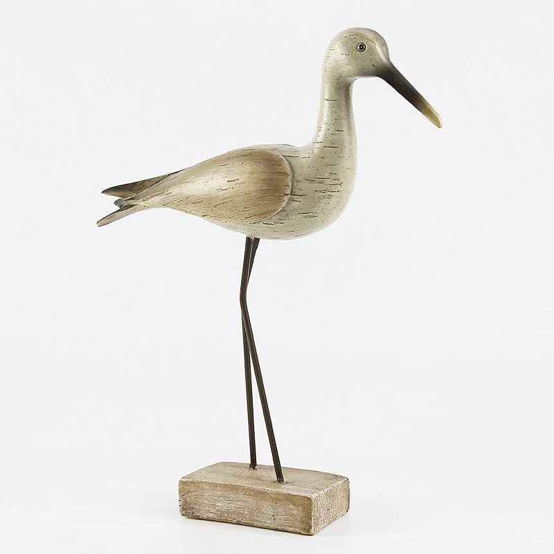 Современный стиль Egrets статуэтки украшение Изысканные домашние фигурки птиц из