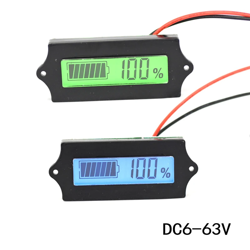 

LCD Lithium iron phosphate Battery LiFePO4 Acid Lead Lithium Battery Capacity Indicator Digital Voltmeter Tester 12V dropship