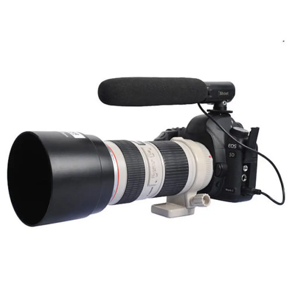 

DC/DV Microphone MIC for Nikon Camera D7100 D7000 D5200 D5100 D3200 D3100 D800 for Canon EOS 5Ds/7D/6D/70D/60D/100D/5D Mark III