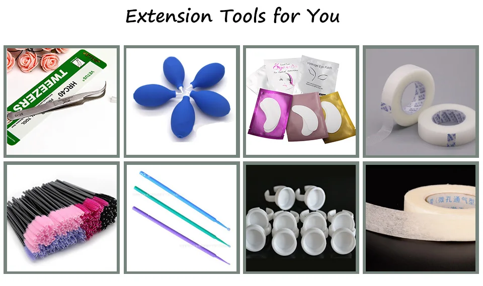 TPOK 16rows Case 18 19 20mm Long Style Length In One Tray Maquiagem Cilios Silk Natural Individual Eyelash Extension Cosplay Make-up -Zentai shop online