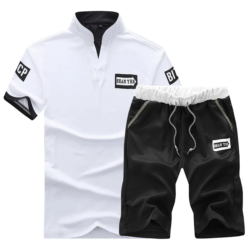 FALIZA новый модный костюм мужской спортивный мужские шорты летняя брендовая - Фото №1
