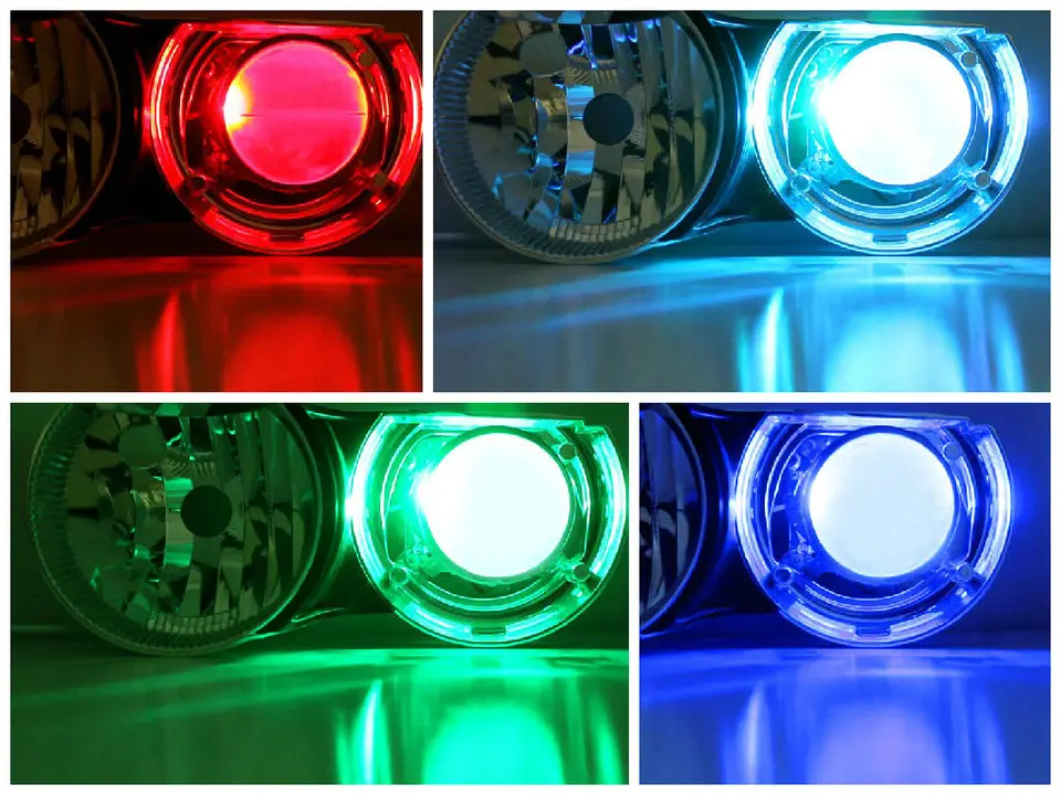 無線制御の RGB LED 悪魔用アウディ A1 A3 A4 A6 TT Q2 Q3 Q5