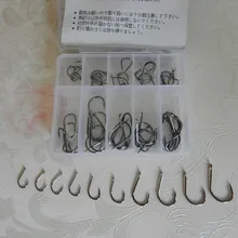 70 шт. высокоуглеродистой стали Рыбалка крюк с Рыбалка линия 3-12# колючей Крючки PESCA решать Интимные аксессуары