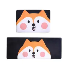 С героями мультфильма «Щенячий плюшевый, с принтом ковров бархатный коврик воды absorbent40x60cm 50X80 см коврик на кухню коврик для питомцев