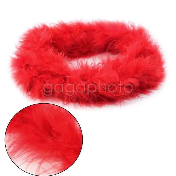 Party Wedding Decoration Xmas Gift 2M Fluffy Feather Boa Strip Fancy Dressup