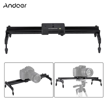 

Andoer 40cm/15.7" Camera Track Dolly Slider Stabilizer Rail System for Nikon Canon Sony DSLR DV Camcorder Video Making