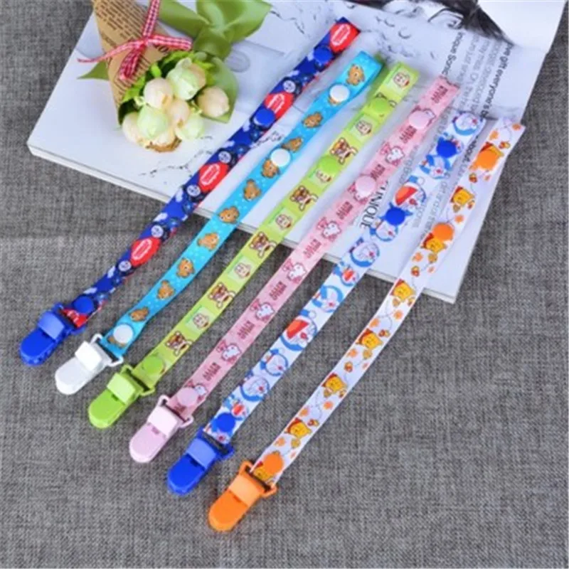 

Child pacifier chain gum toy with chain clip rope and ribbon