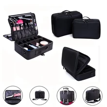 Maquillage Sac de Maquillage Boîte Multicouche Cosmétique Sac Étanche Oxford Professionnel Cas Cosmétique de Maquillage Des Femmes Organisateur Livraison Gratuite